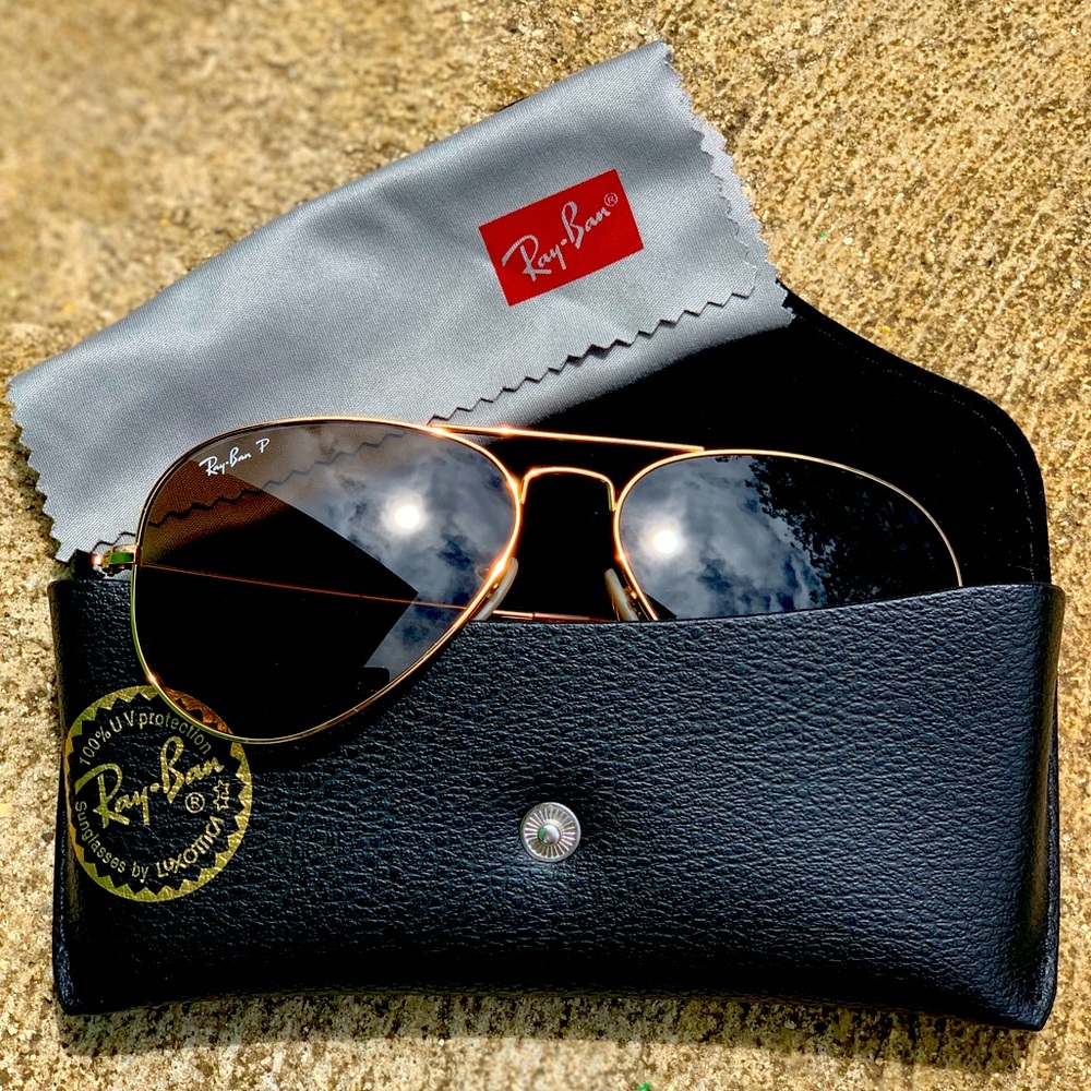 Polarized Ray-Ban Aviator Sunglasses